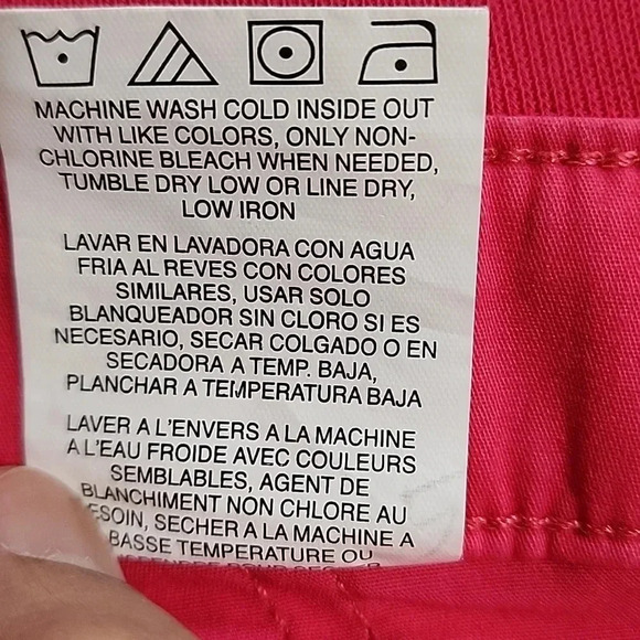 Women's Lee Relaxed Fit Capris, Pink, Size 4 Medium, Pre-Owned - Picture 11 of 11